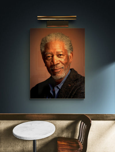 Canvas portret Morgan Freeman