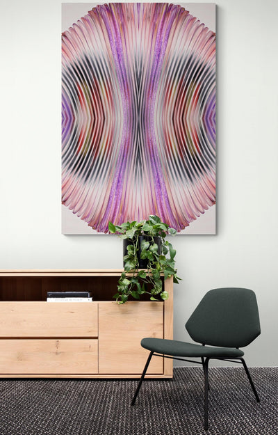 Canvas abstract Purple shades