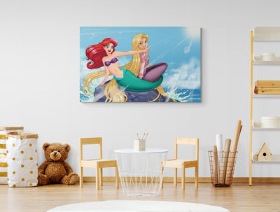 Tablou Ariel si Rapunzel