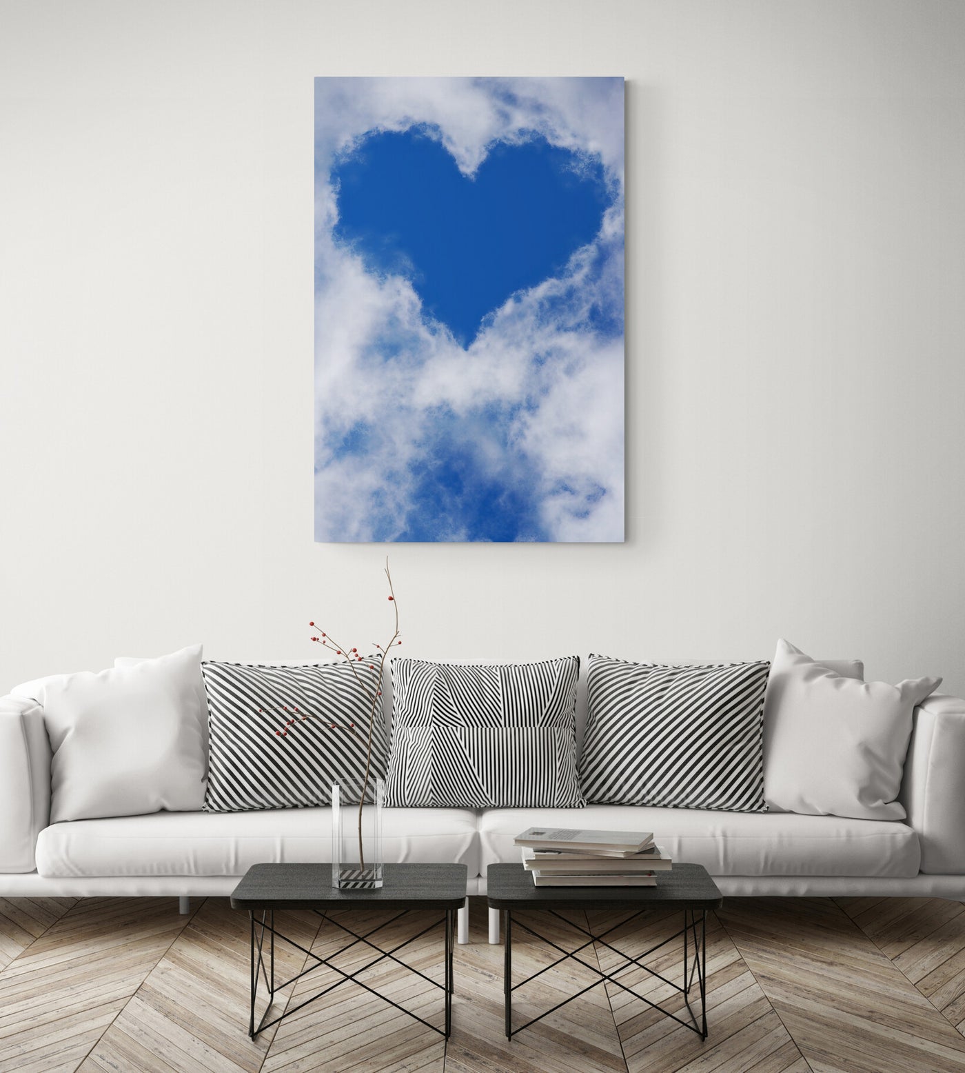 Tablou canvas Clouds with love