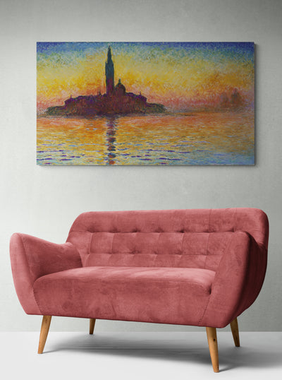Canvas print - Saint-Georges Majeur au crepuscule by Claude Monet