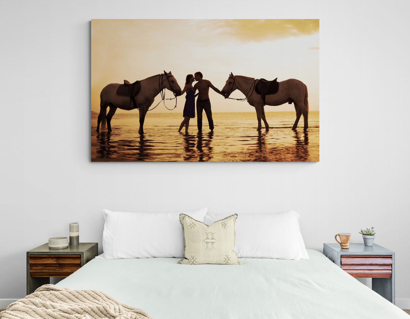 Tablou personalizat Love & horses