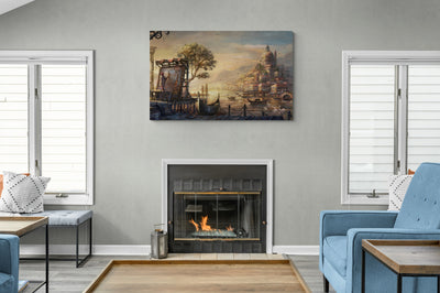 Canvas print - Oil painting