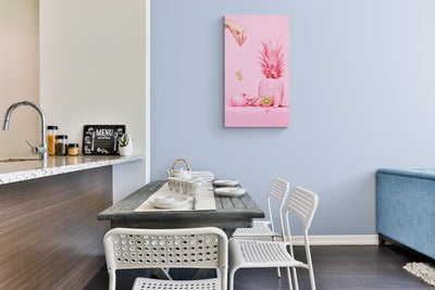 Tabloul canvas Ananas roz