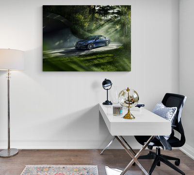 Tablou canvas BMW Seria 7 in nature