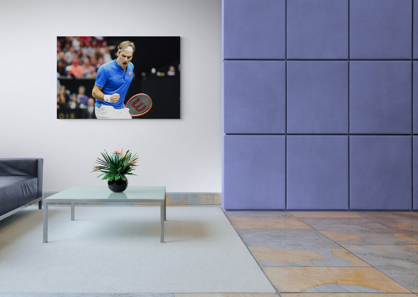 Canvas Roger Federer Grand Slam