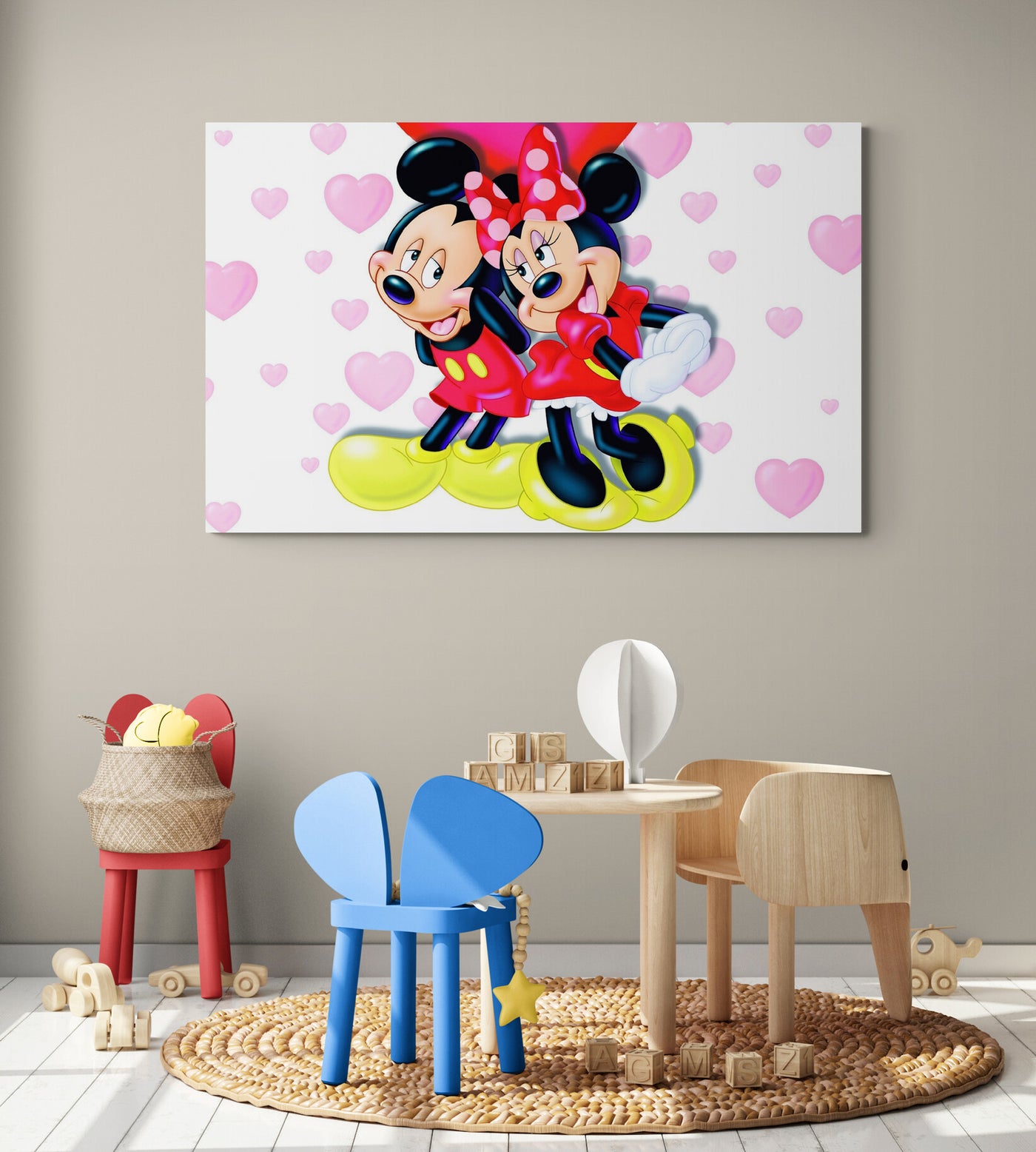 Tablou Minnie si Mickey Mouse