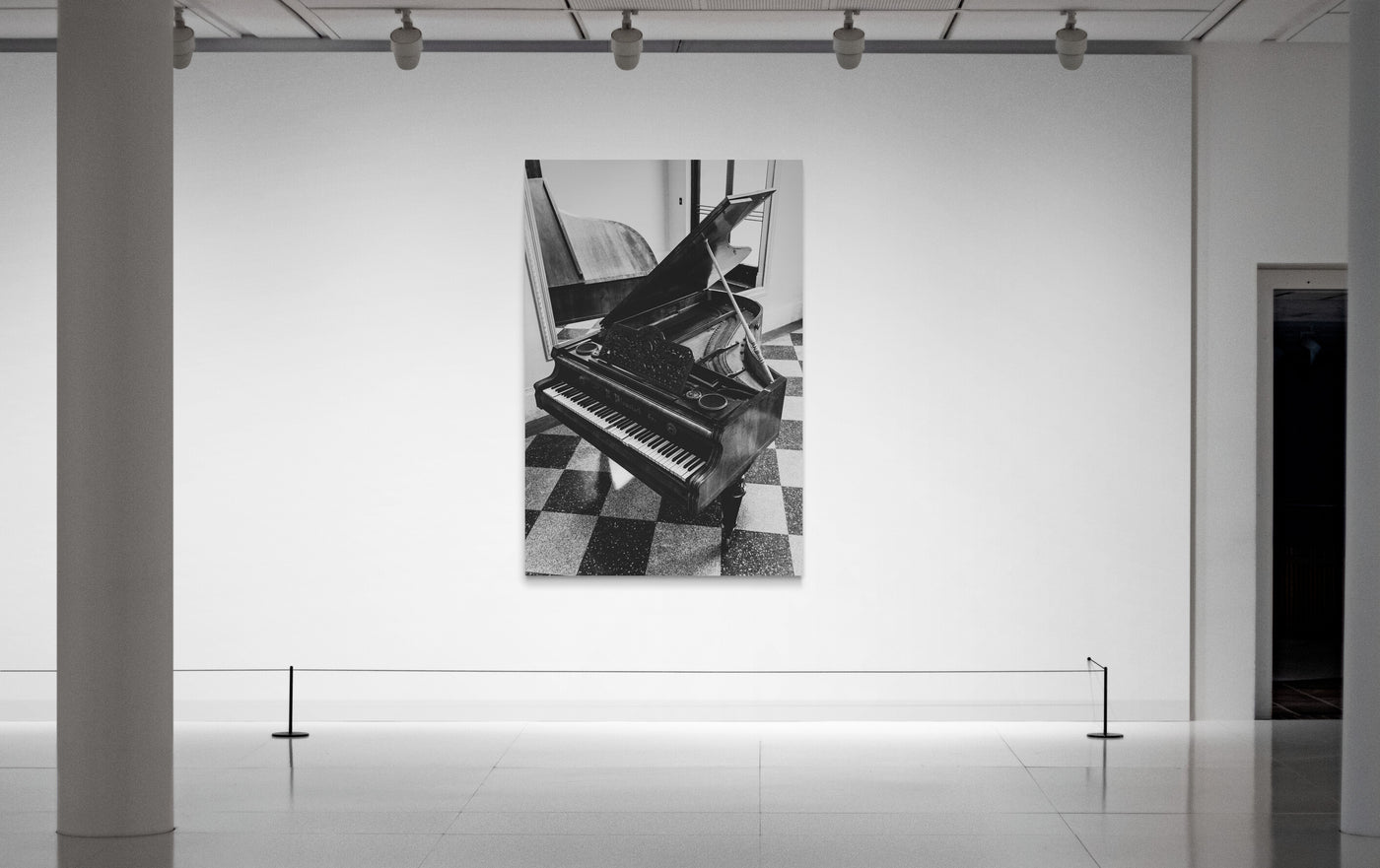 Tablou Canvas Piano on chess