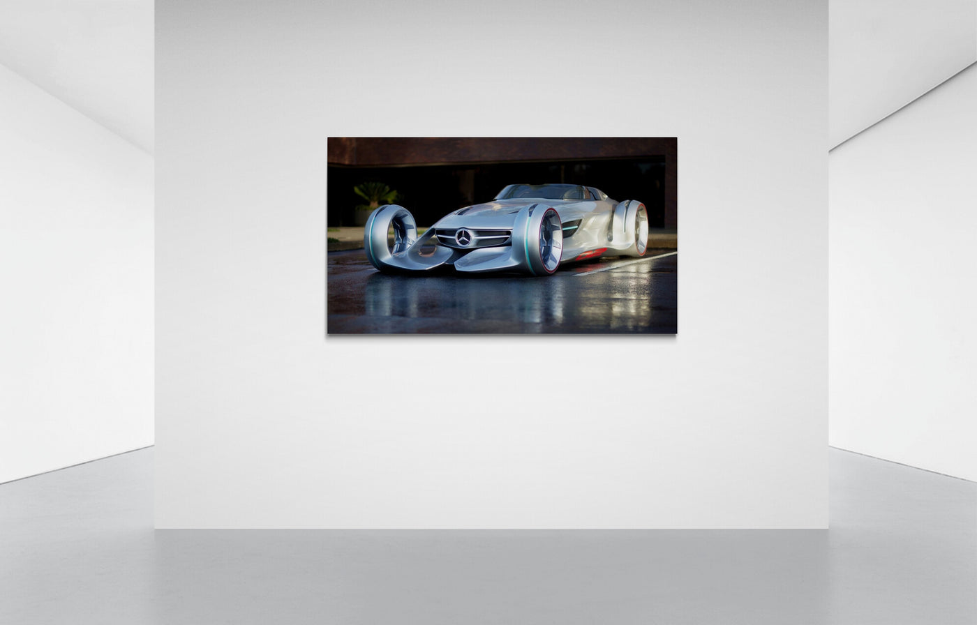 Tablou canvas Mercedes in the future