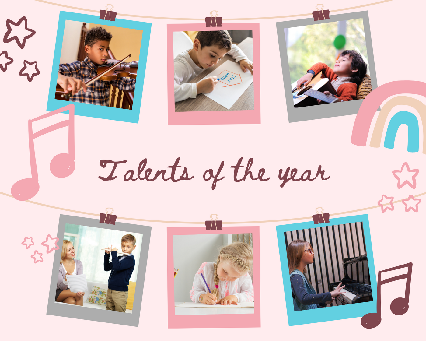 Colaj foto Talents of the year