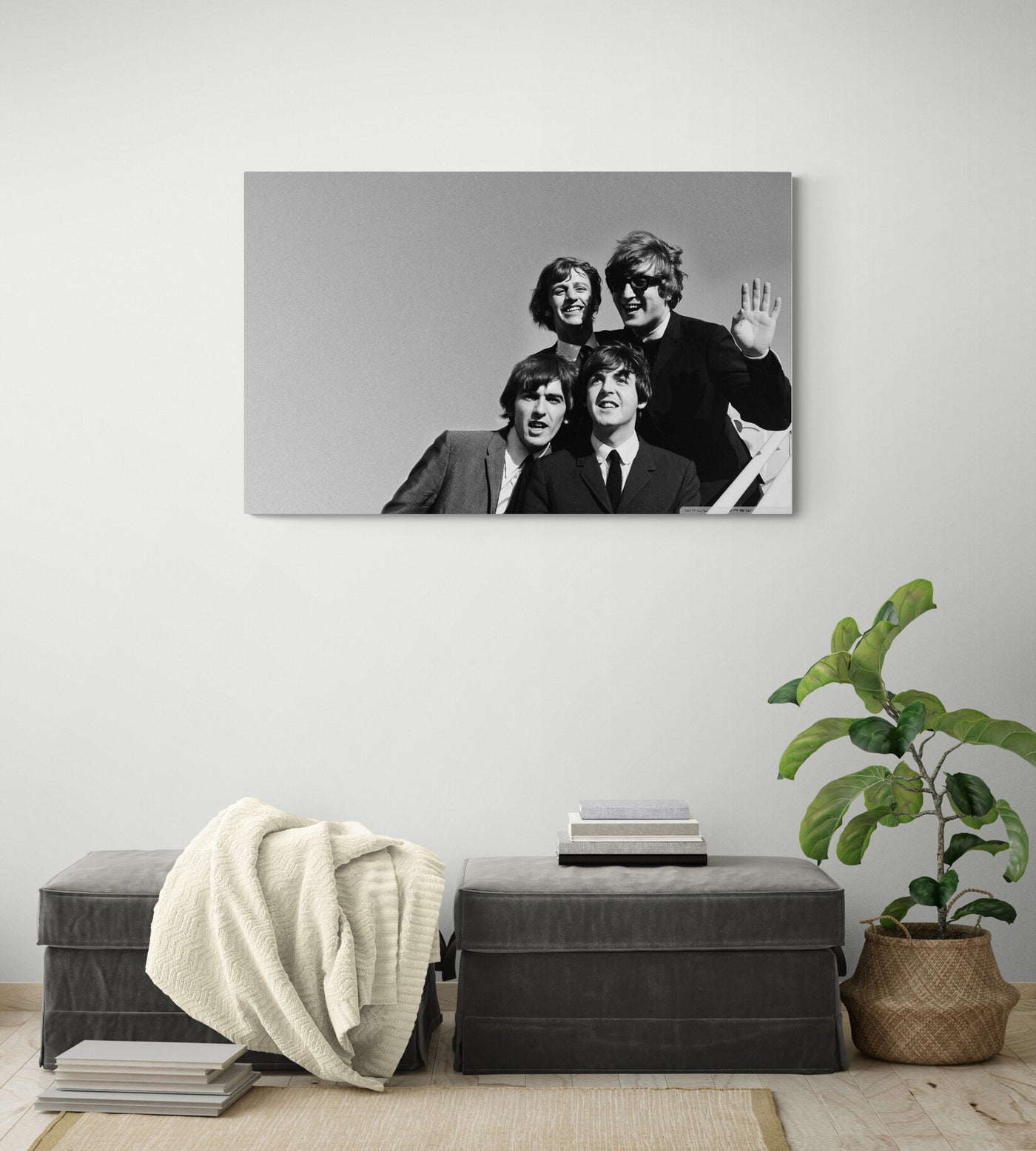 Tablou Canvas The Beatles wallpaper
