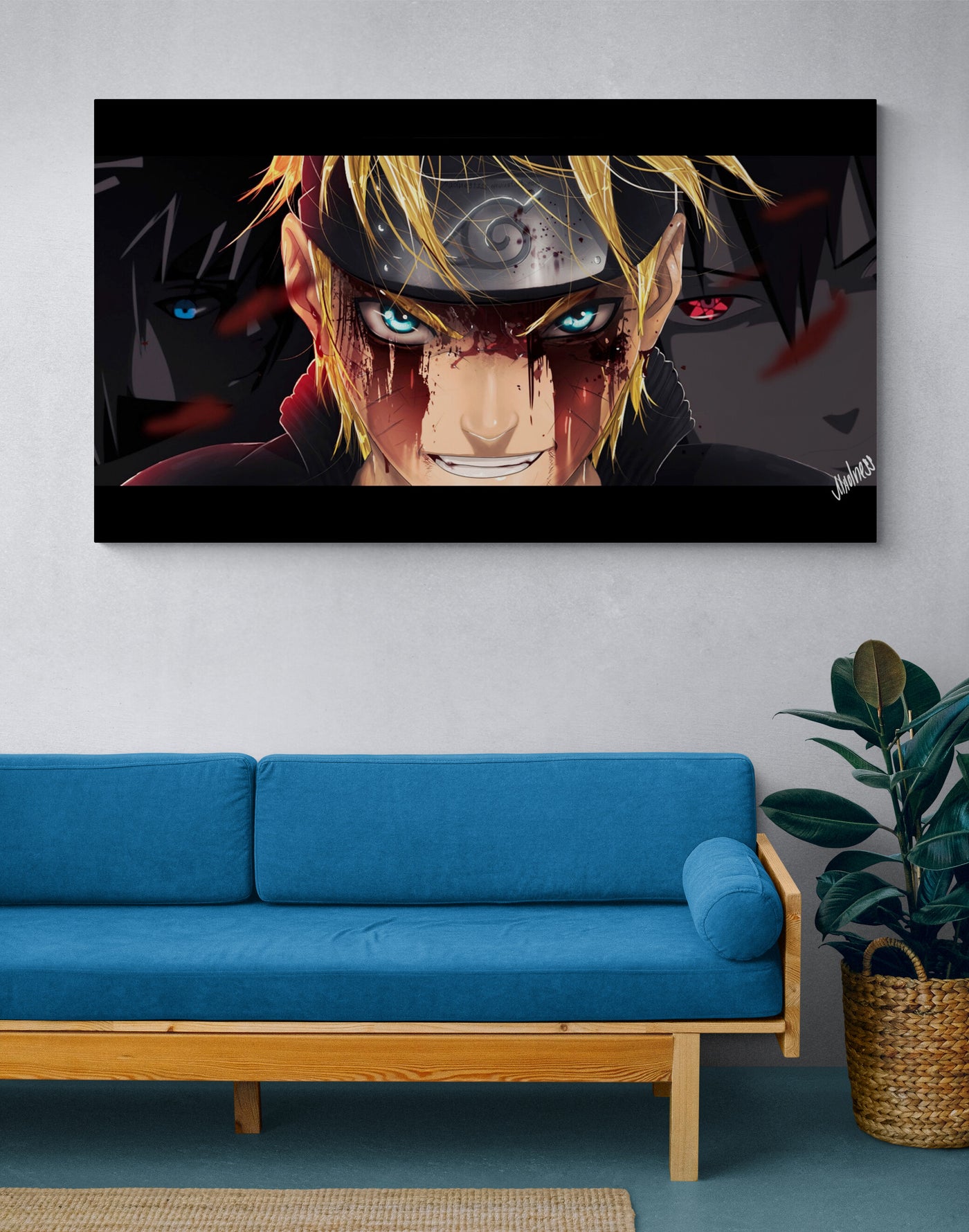 Tabloul Canvas Naruto, Sasuke and Minato