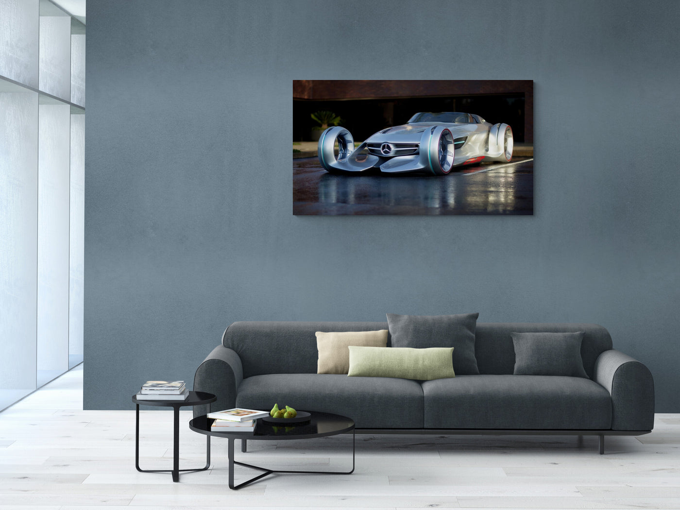 Tablou canvas Mercedes in the future