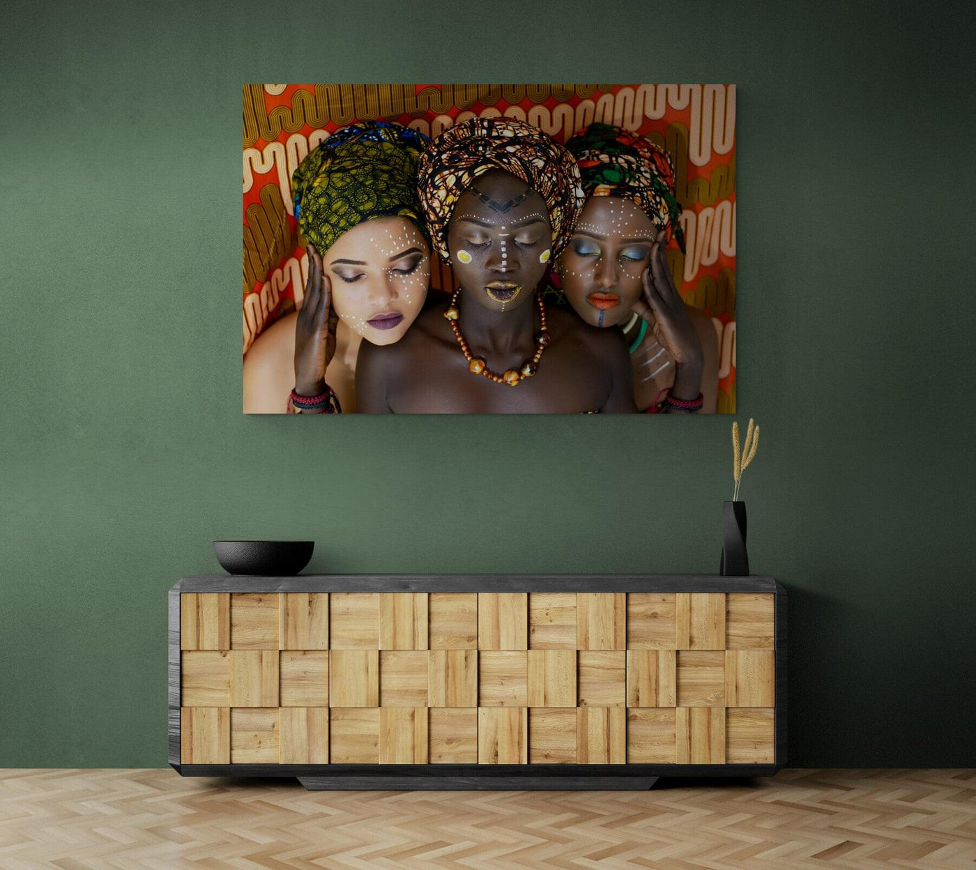 Canvas African style