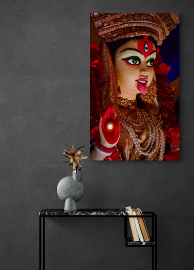 Canvas Mother Durga's statue