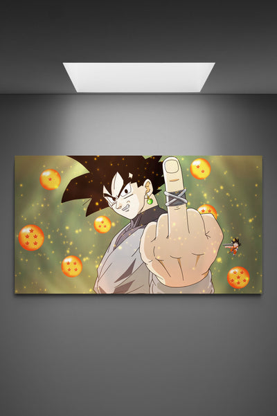 Tabloul Canvas Black Goku ups
