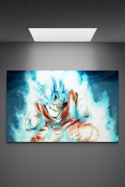Tabloul Canvas Goku SSJ God SSJ