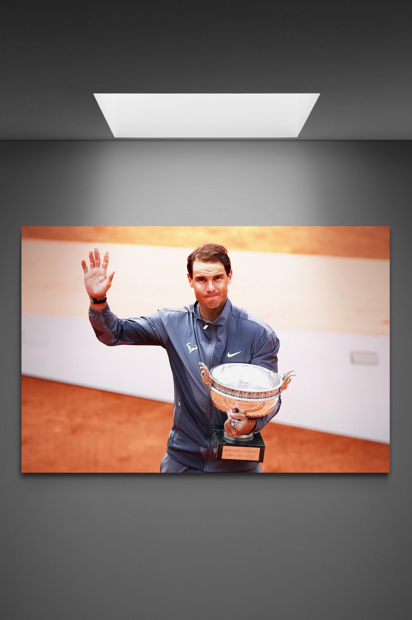 Tablou Canvas Rafael Nadal winning The Cup