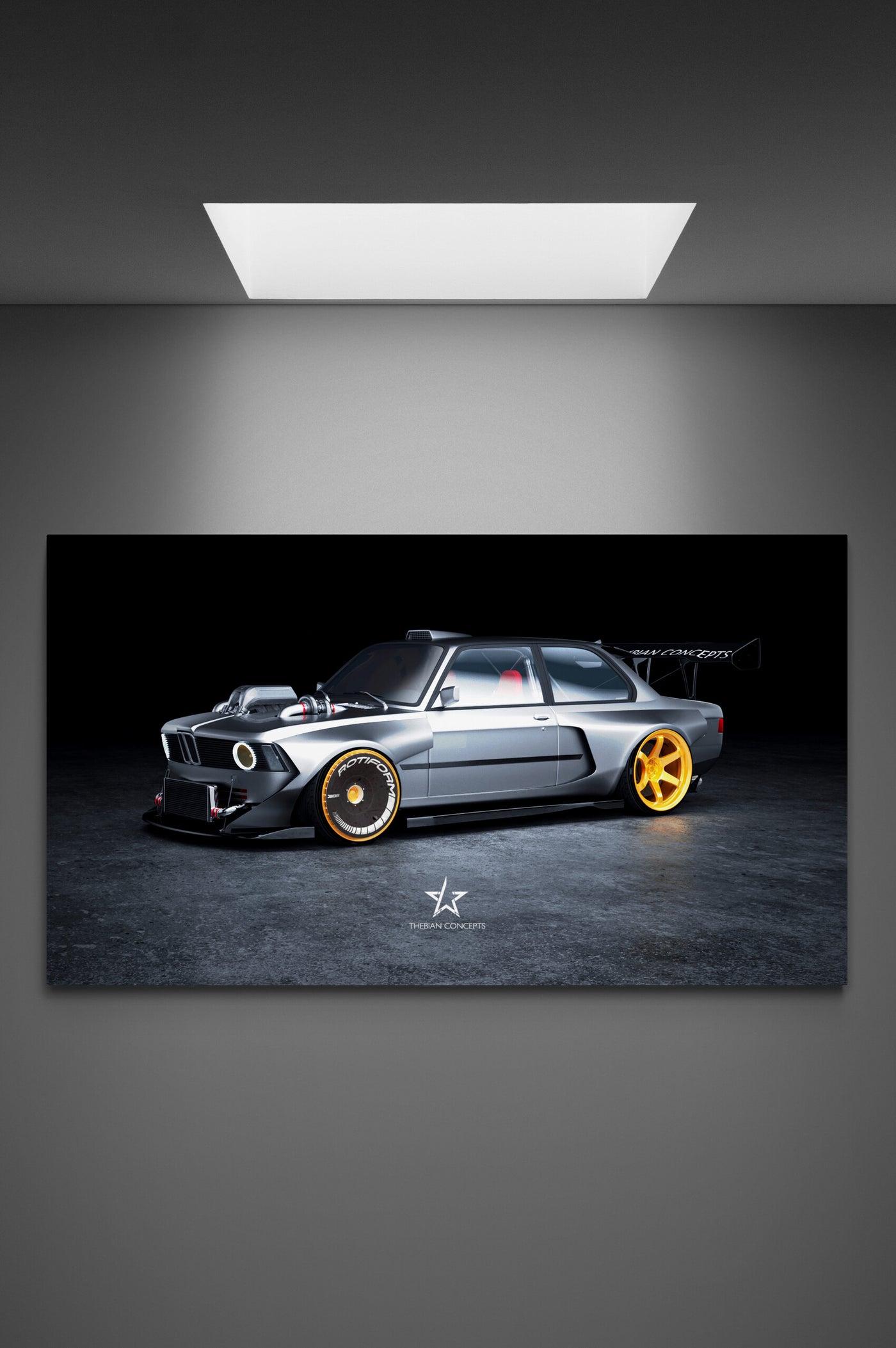 Tablou canvas BMW E21 NEWAGE created by Maher Thebian