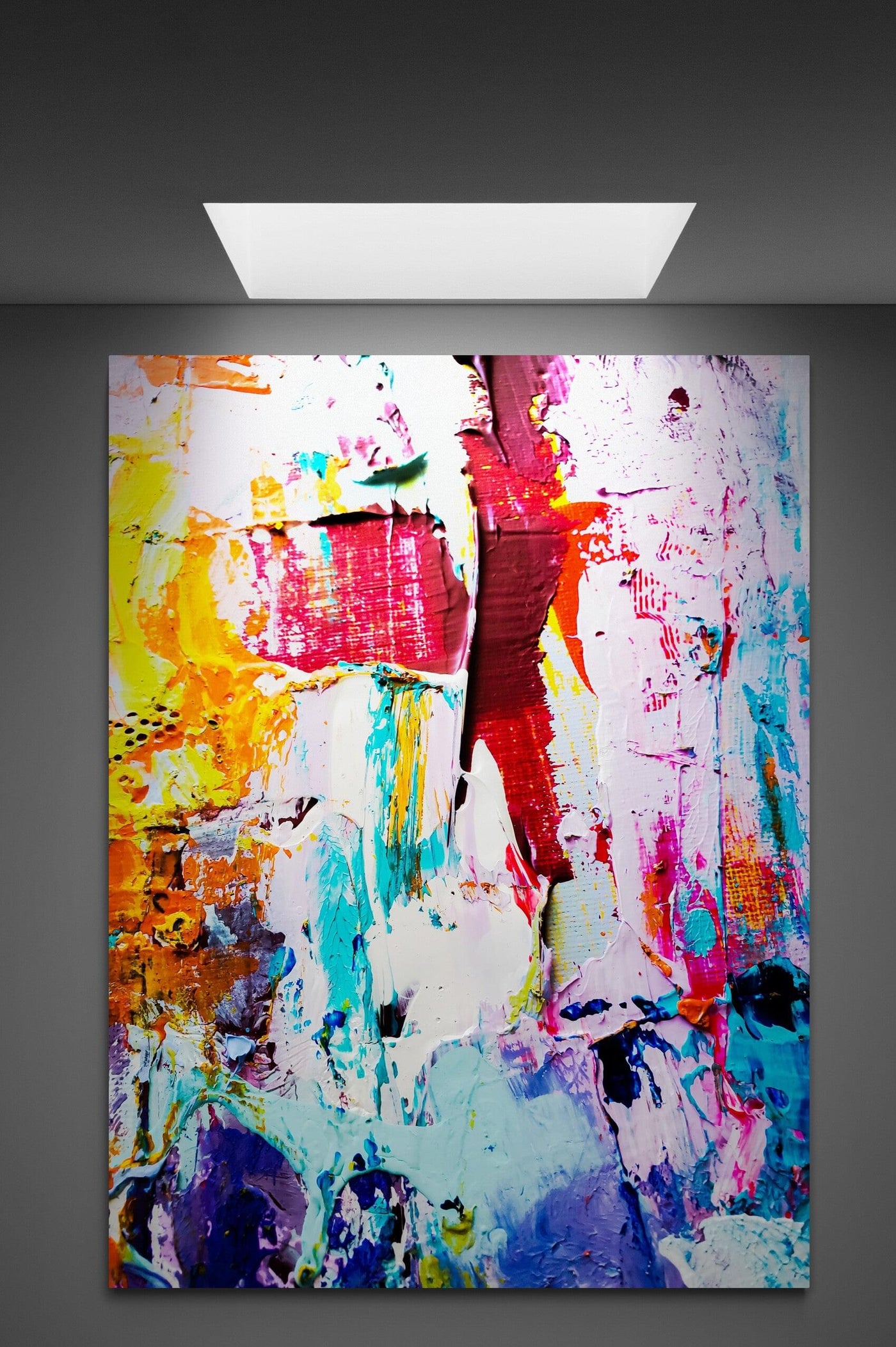 Canvas abstract Culori tari