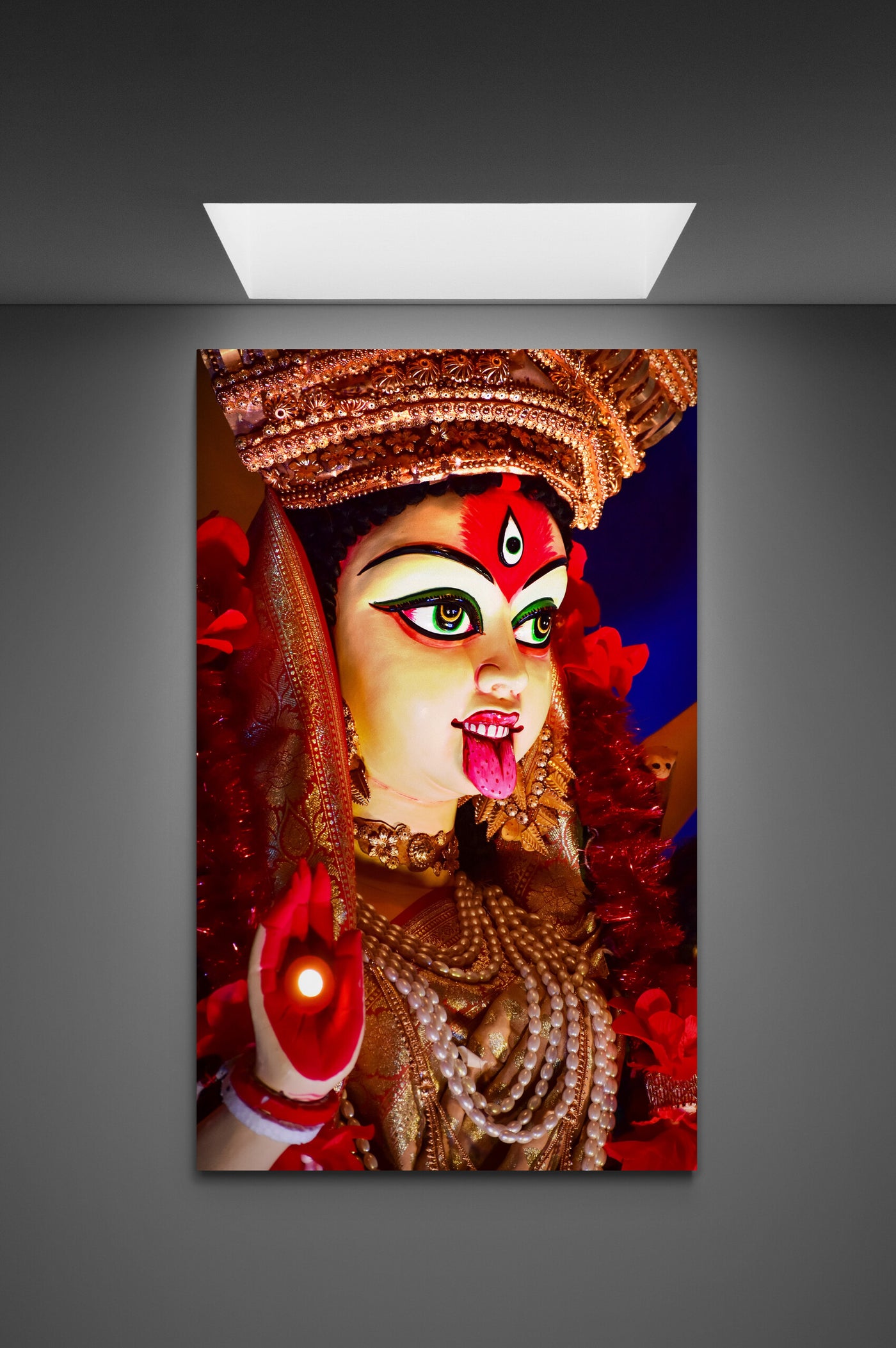 Canvas Mother Durga's statue