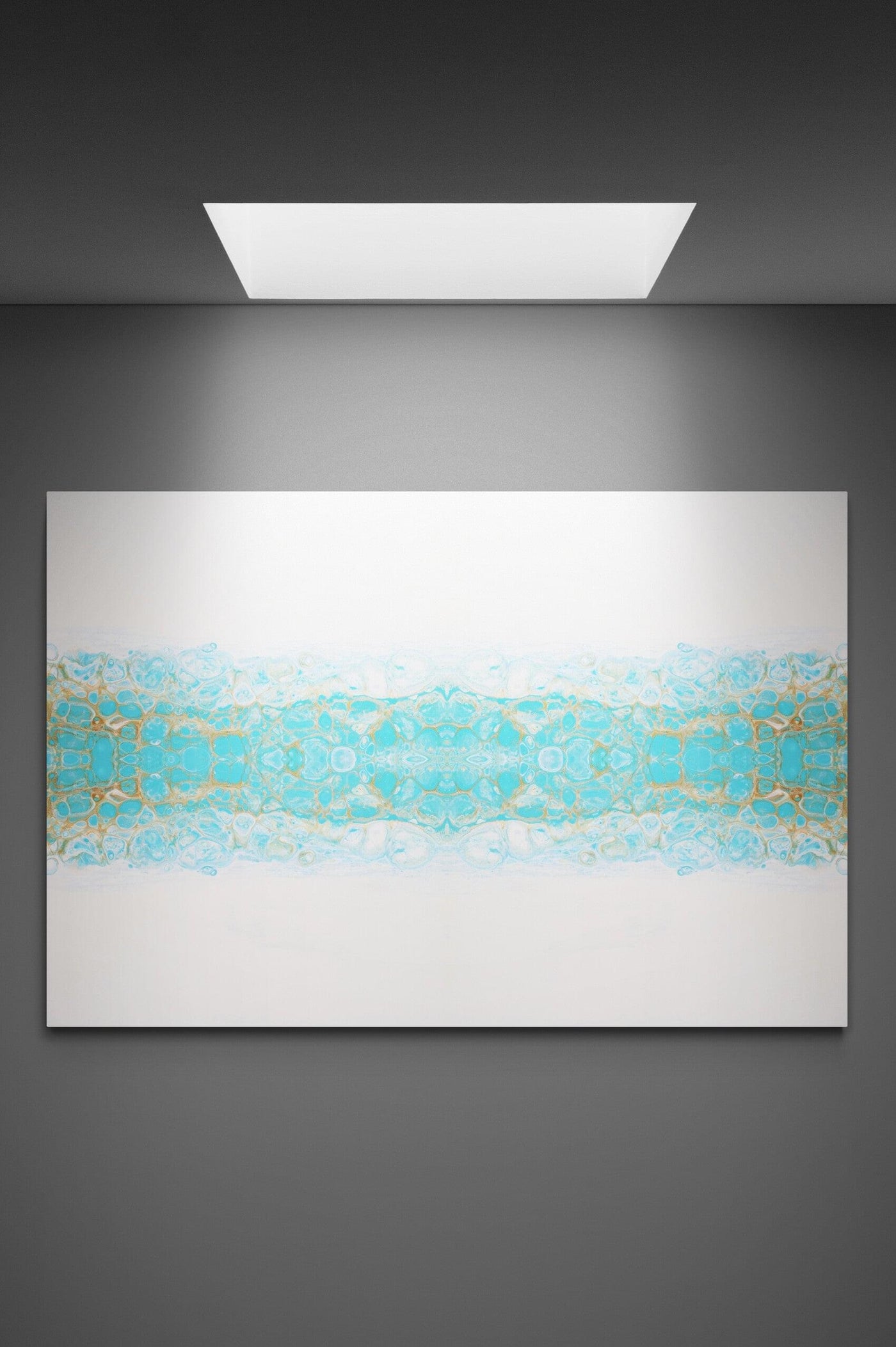 Canvas abstract Turquoise