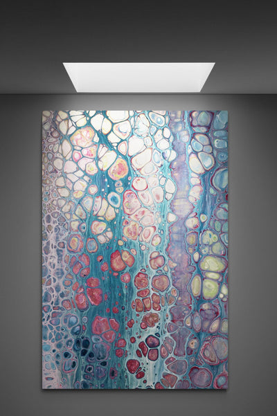 Canvas abstract Purple rain