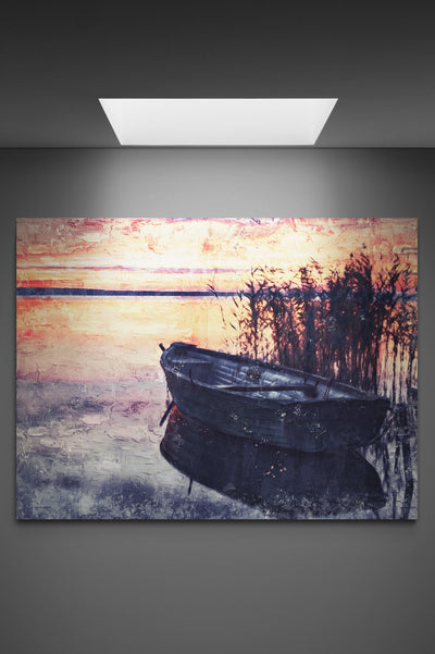Canvas print - Rowboat Painting by Brigitte Werner
