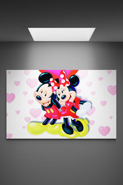 Tablou Minnie si Mickey Mouse