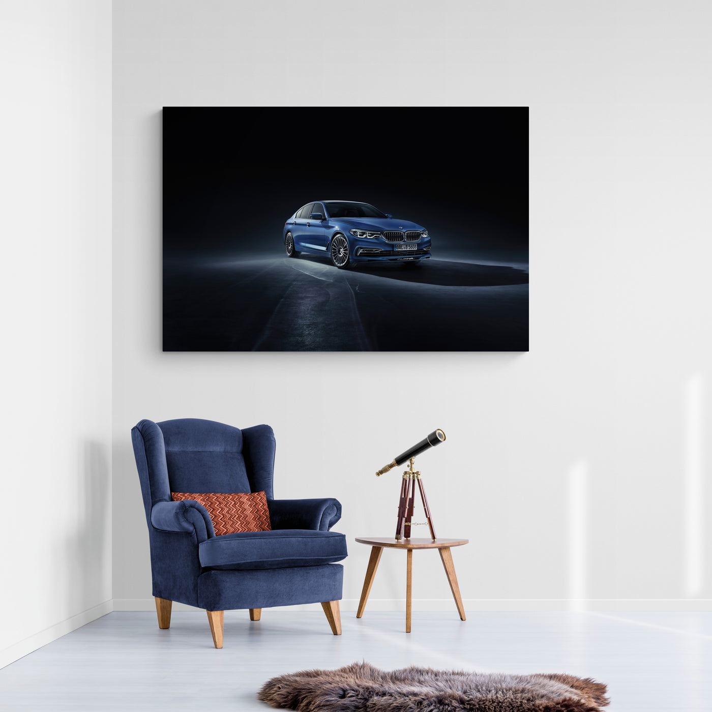 Tablou canvas BMW Seria 5 blue