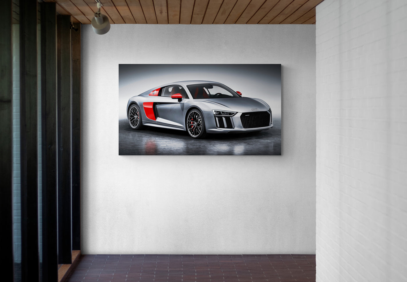 Tablou canvas Porsche Macan wild