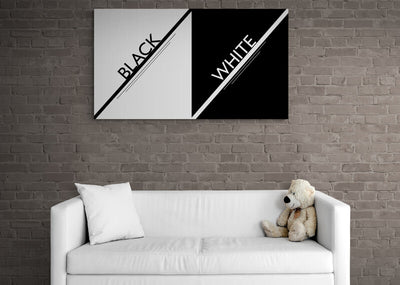 Tablou Canvas Just Black & White