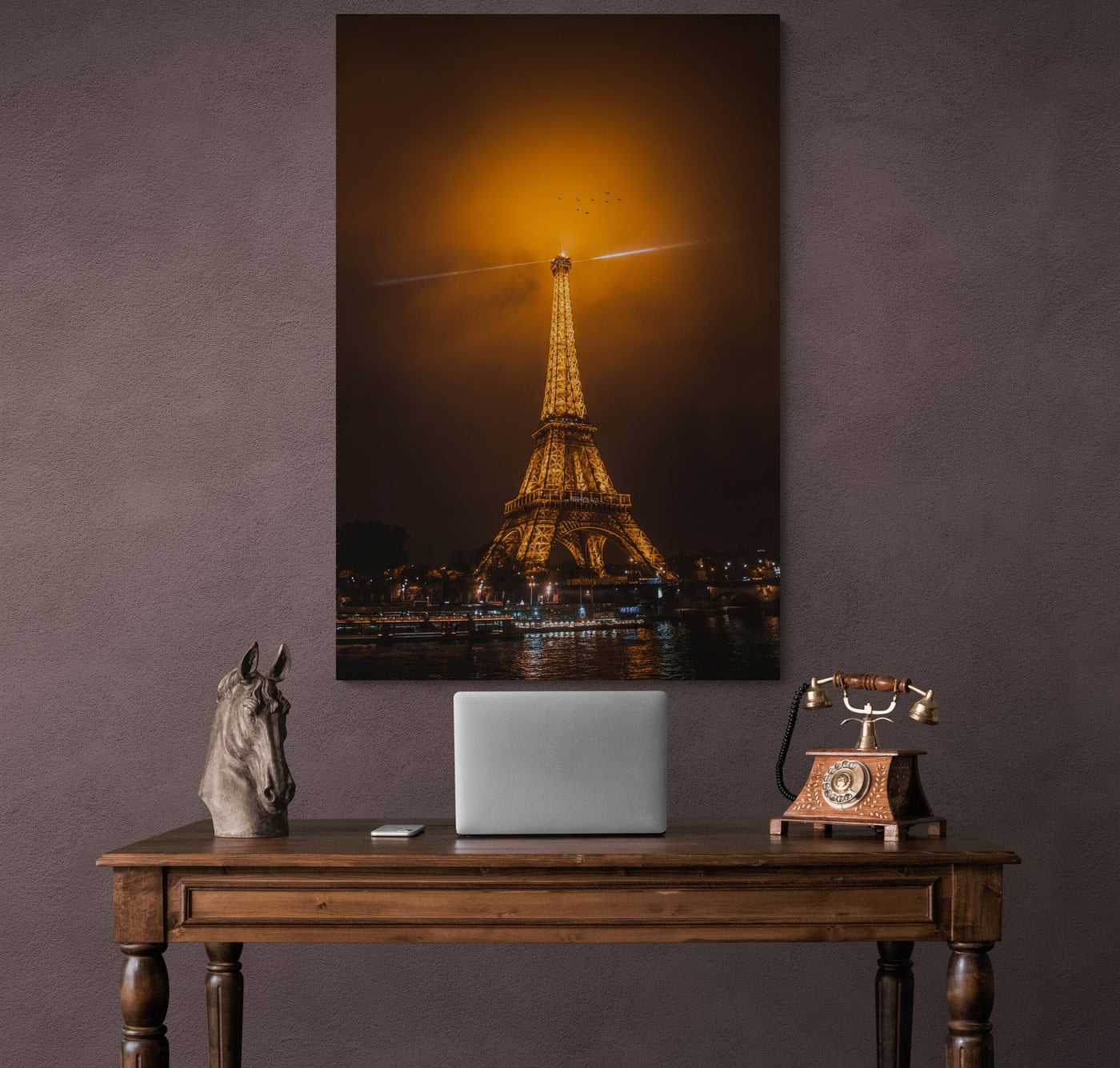 Tablou canvas Eiffel tower in the night