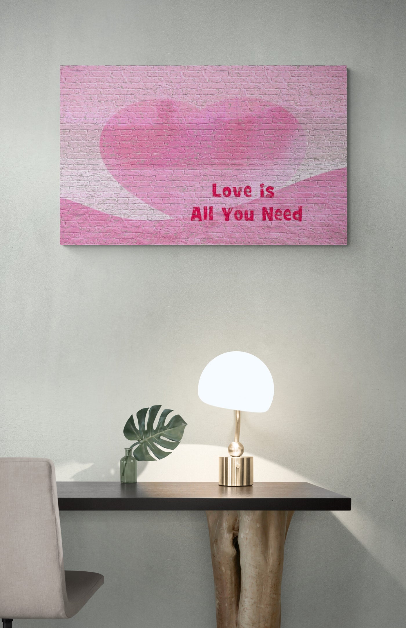 Tablou canvas Love is all you need