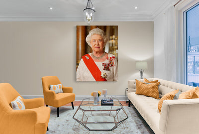 Tablou portret Queen Elizabeth II