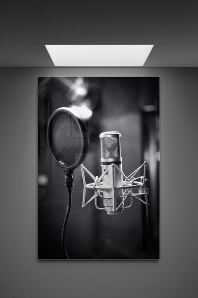 Tablou Muzica Microfon de studio