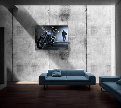 Tablou Canvas Motorcycle in the night