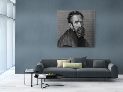 Tablou portret Michelangelo Buonarroti
