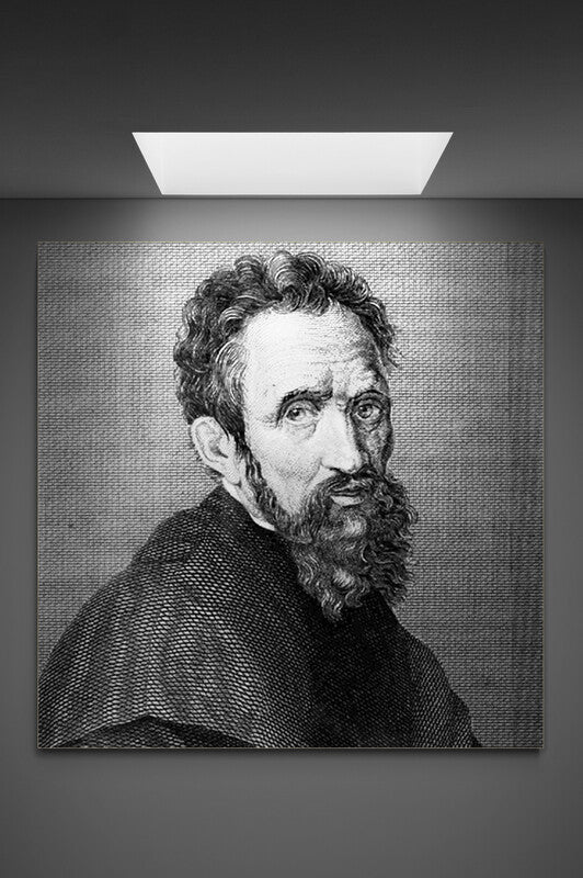 Tablou portret Michelangelo Buonarroti