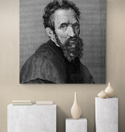Tablou portret Michelangelo Buonarroti