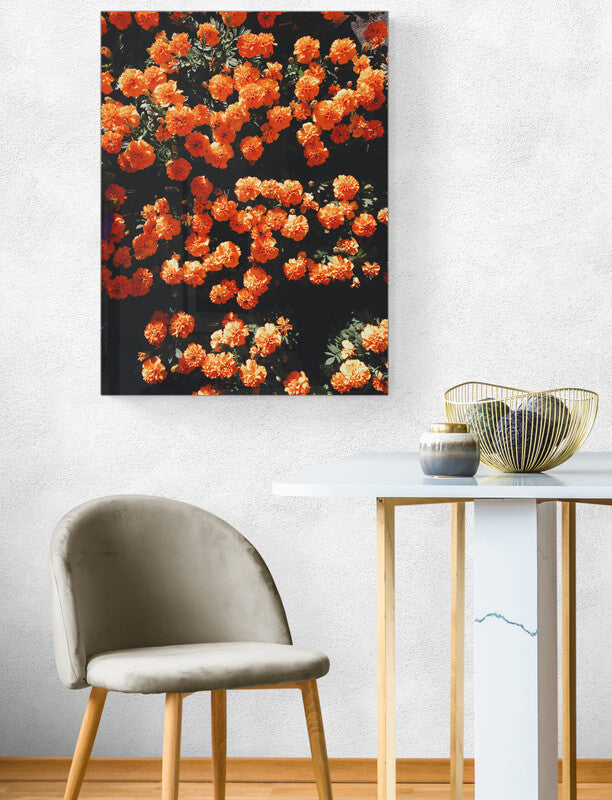 Tabloul canvas Flori portocalii