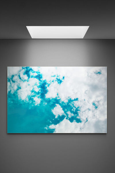 Tabloul canvas Cer partial cu nori