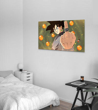 Tabloul Canvas Black Goku ups