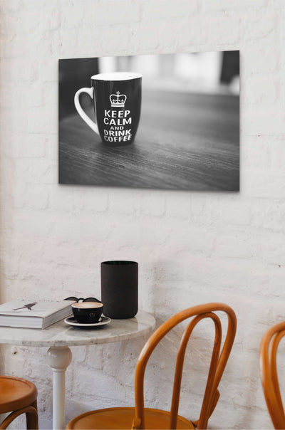 Tablou canvas Keep calm and drink coffee