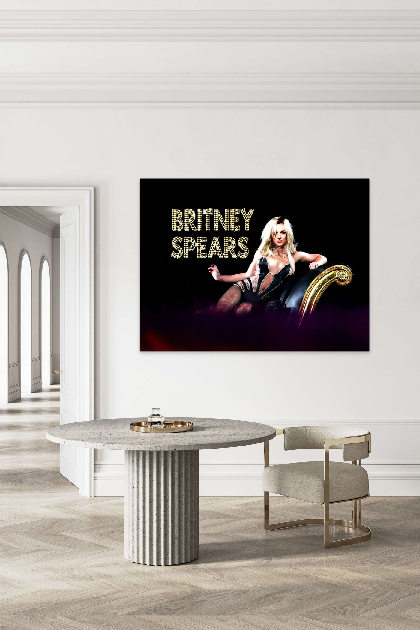 Tablou Canvas Britney Spears goldish