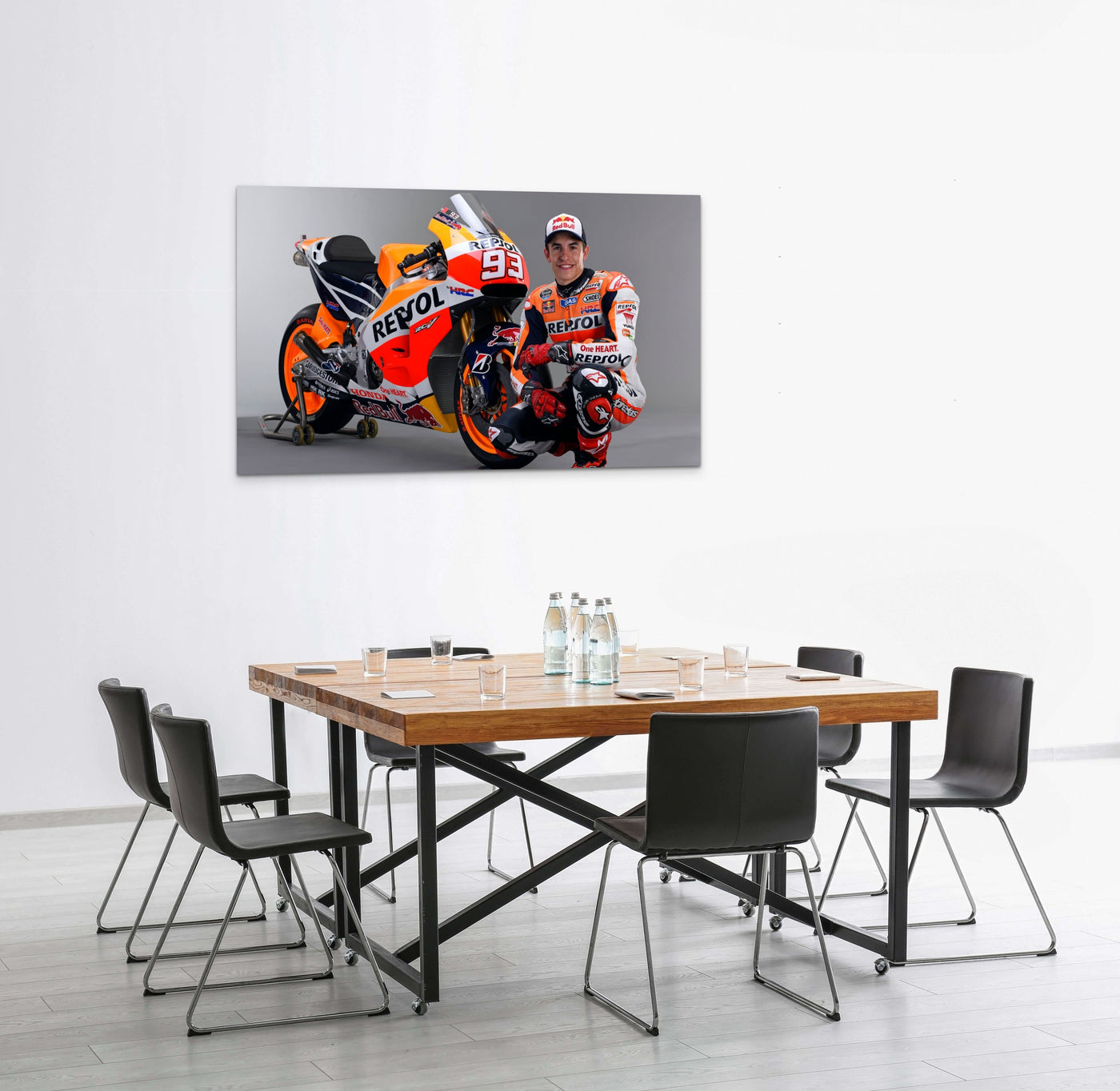 Canvas Marc Marquez cu motor